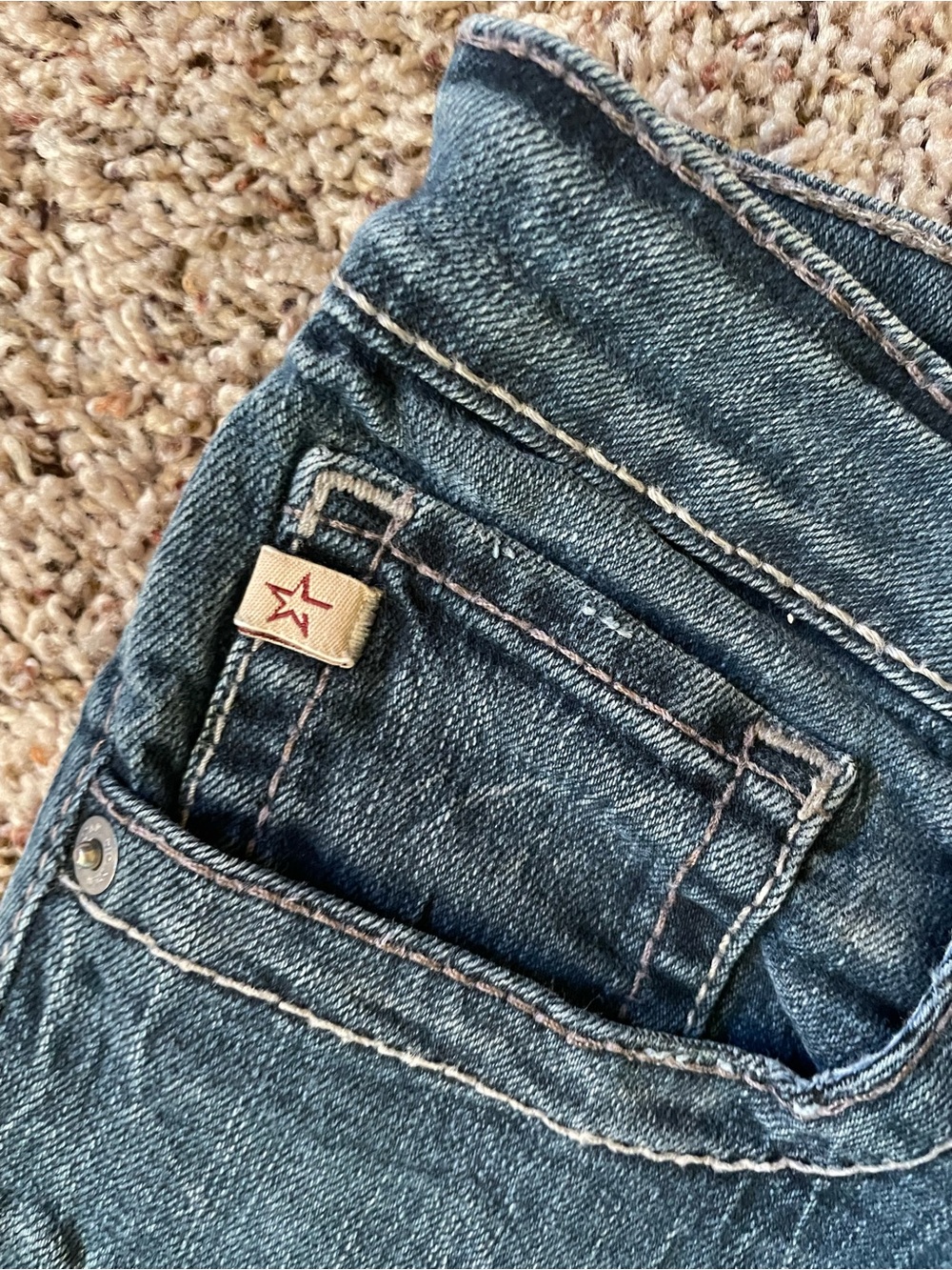 Big Star Kayla Straight Mid Rise Fit Jeans Size 30L Long Tall (31x32.5) EUC - Picture 4 of 10